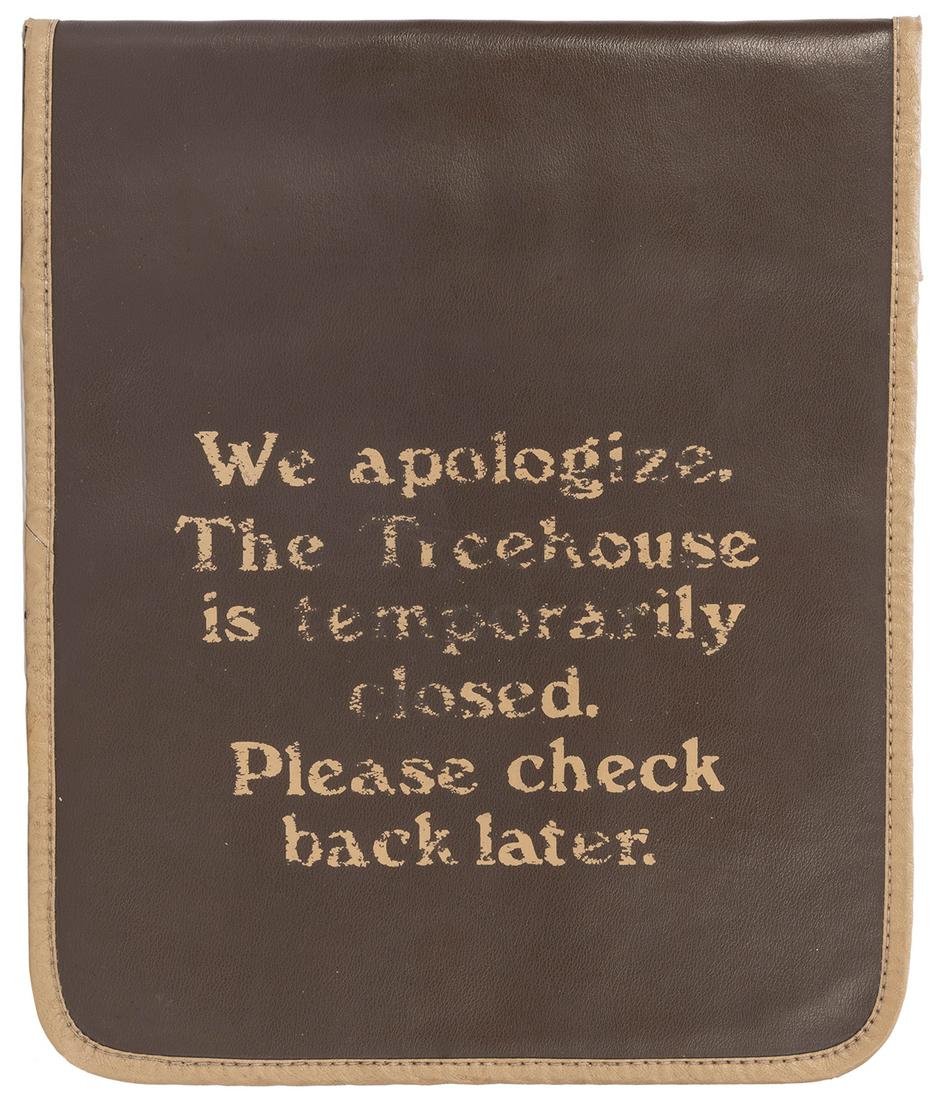 Swiss Family Robinson Treehouse Closure Sign. Walt (1 of 1)