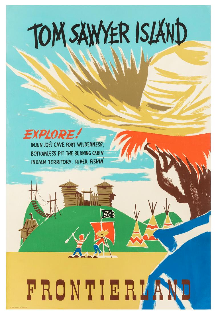 ARONSON, Bjorn. Frontierland / Tom Sawyer Island. Walt (1 of 1)