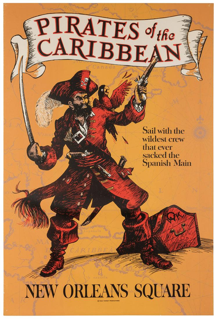 Pirates of the Caribbean / New Orleans Square. Walt (1 of 1)