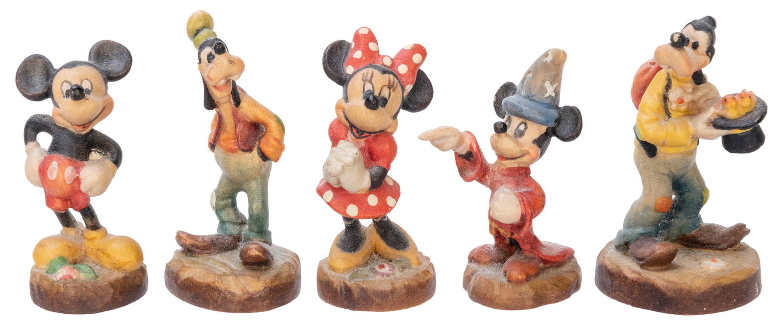 ANRI Lot of Handcrafted Wooden Disney Miniature (1 of 1)
