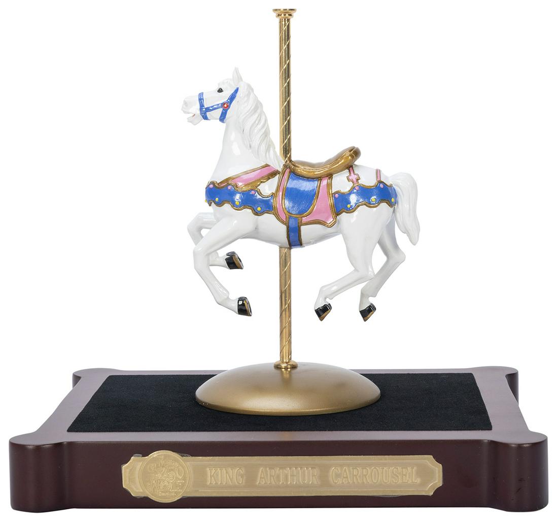 [Disneyland] King Arthur Carousel Model. 2005. Resin.: [Disneyland] King Arthur Carousel Model. 2005. Resin. Created to celebrate Disneyland’s 50th anniversary. Height 7”. Limited edition, 200. Certificate of Authenticity included.