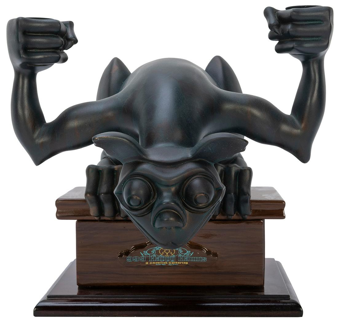 The Haunted Mansion Gargoyle. Walt Disney Co. One of: The Haunted Mansion Gargoyle. Walt Disney Co. One of the most highly collectible Haunted Mansion souvenirs ever created, this accurate (though smaller) gargoyle from the Stretching Room is an impressi