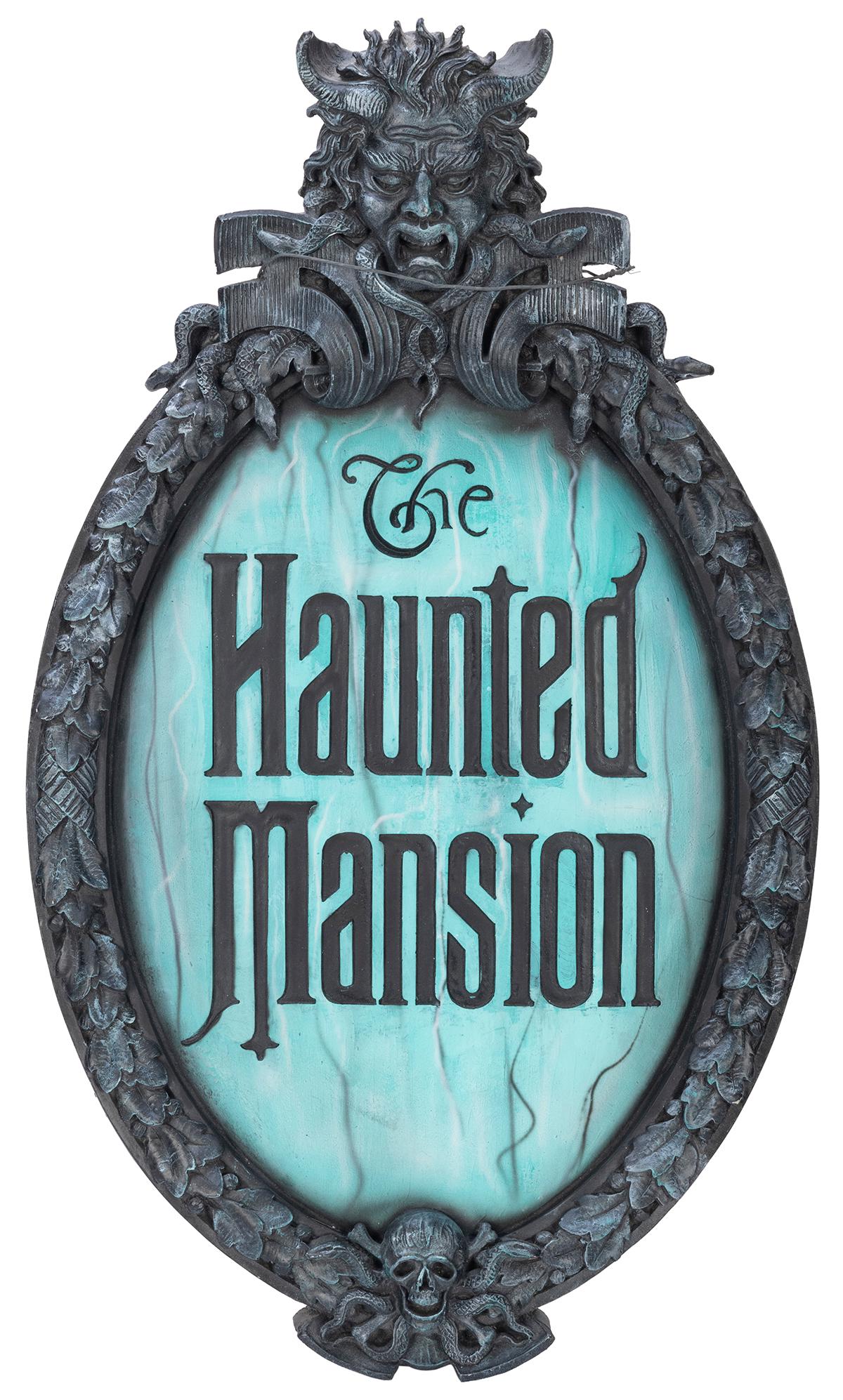 The Haunted Mansion Gate Plaque. Iconic gate plaque (1 of 1)