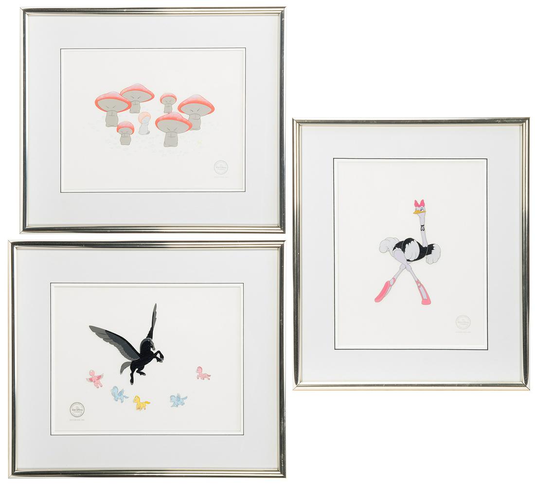 Trio of Fantasia Animation Cels. The Walt Disney (1 of 4)
