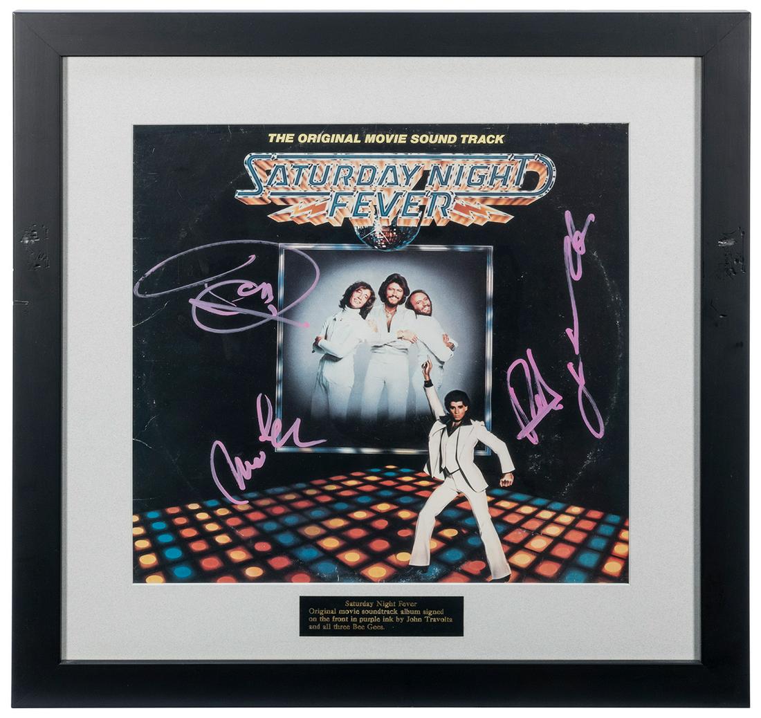 The Bee Gees Saturday Night Fever Album Display. (1 of 1)