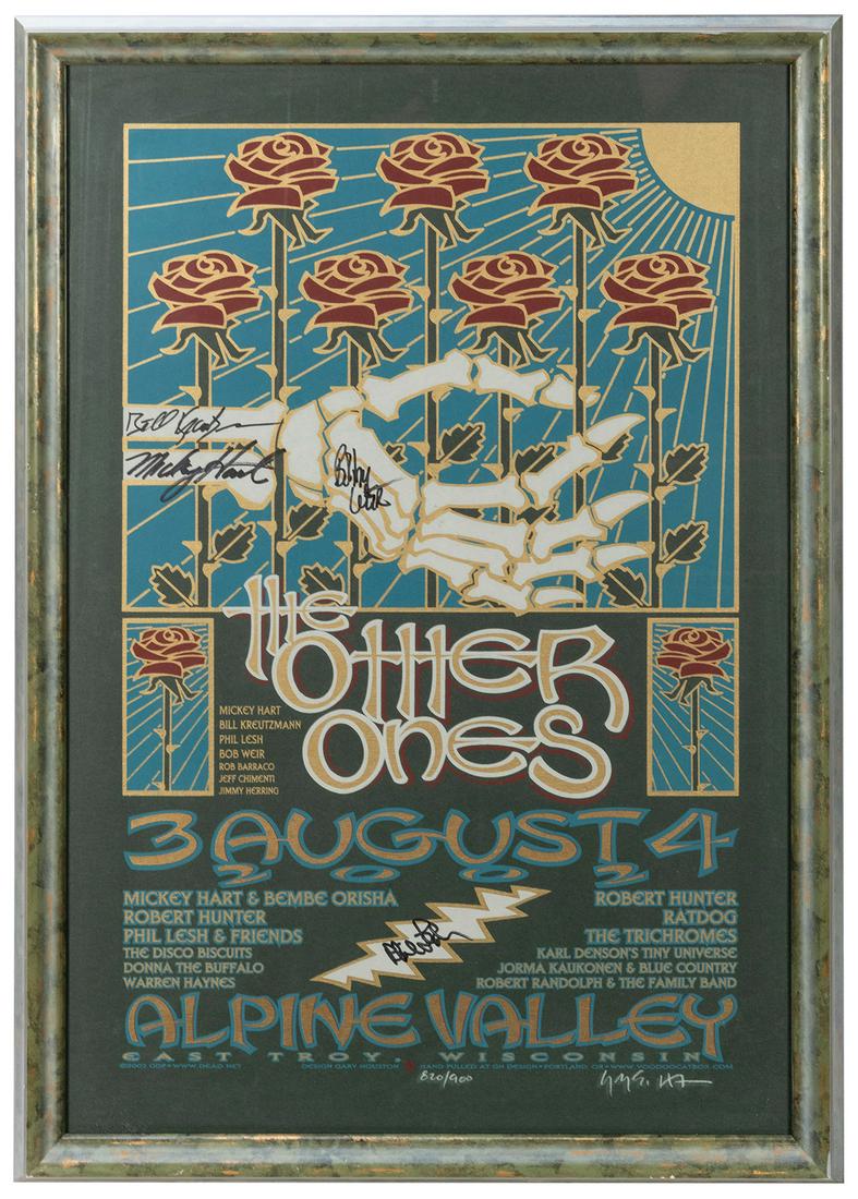 [Grateful Dead] The Other Ones Signed Poster. 2002. (1 of 1)
