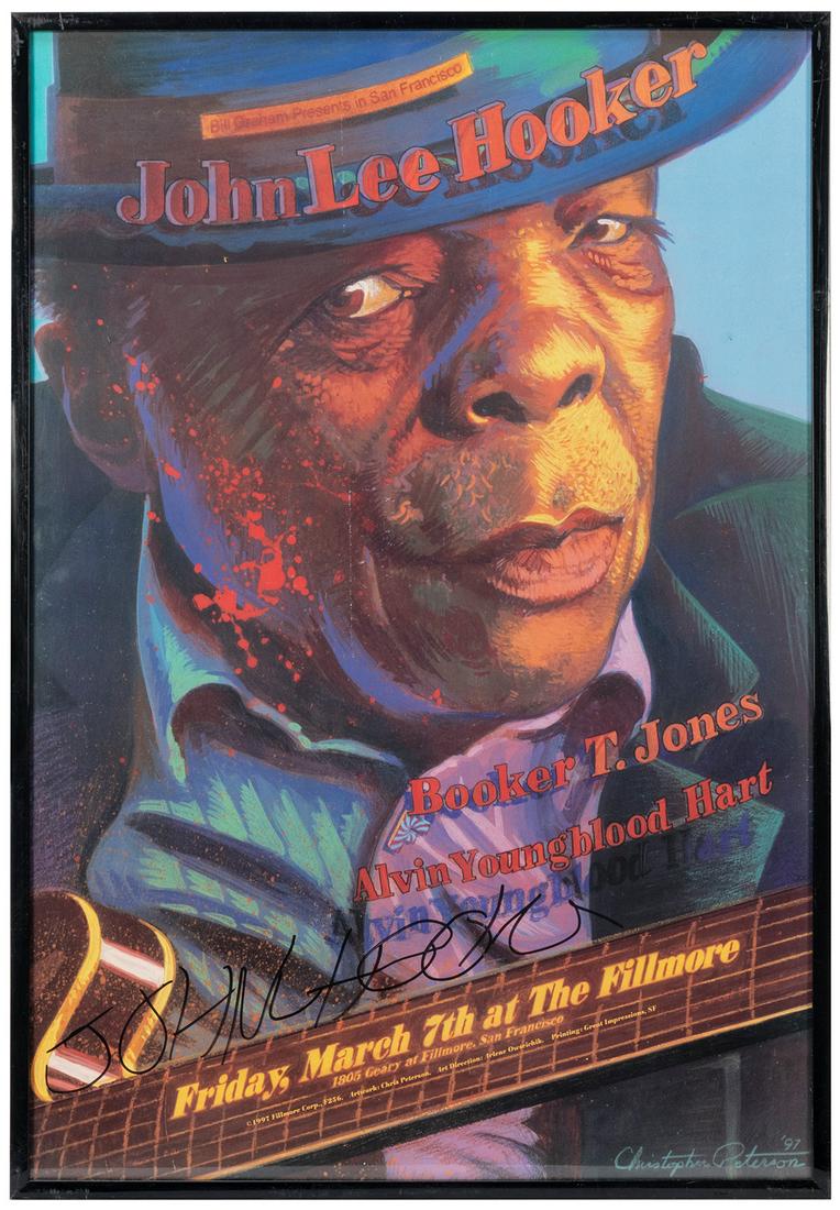 John Lee Hooker Concert Poster. Advertises March 7, (1 of 1)