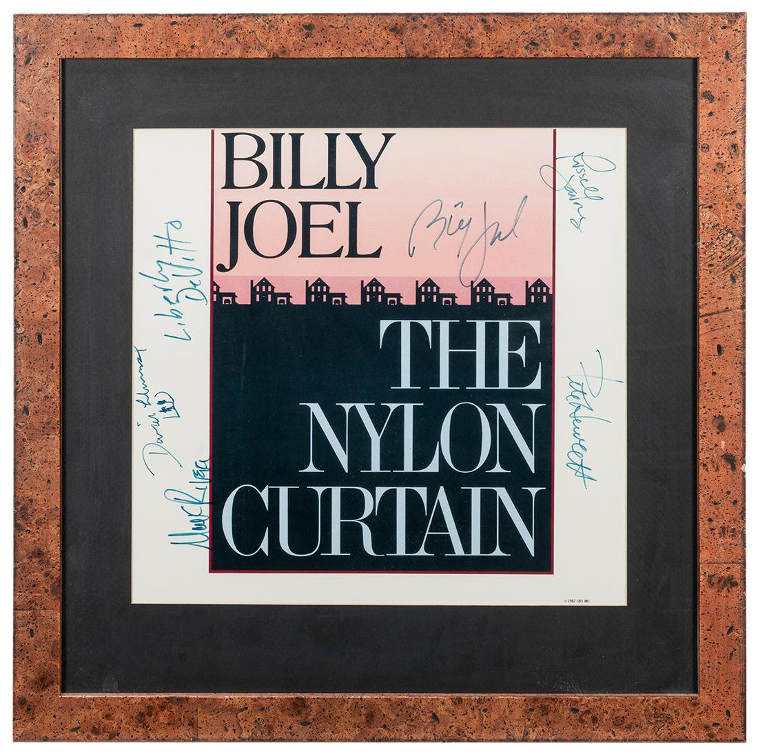 Billy Joel The Nylon Curtain Album Display. Signed by (1 of 1)