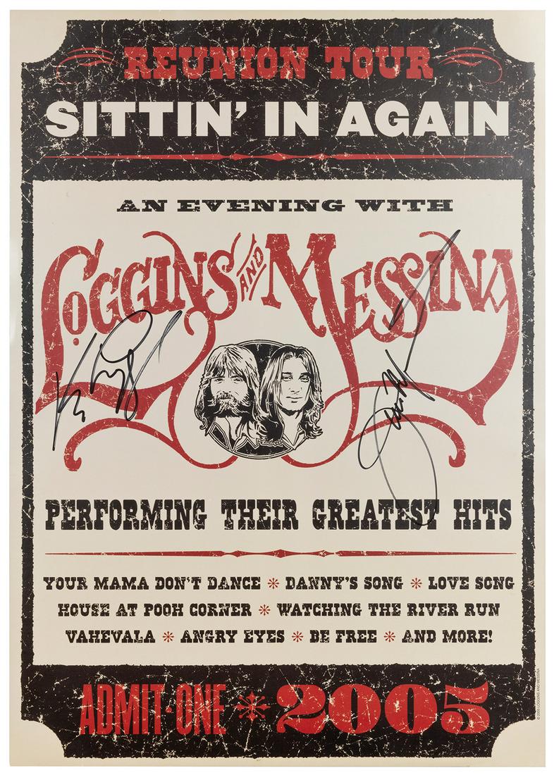 Kenny Loggins and Jim Messina Concert Poster. 2005. (1 of 1)