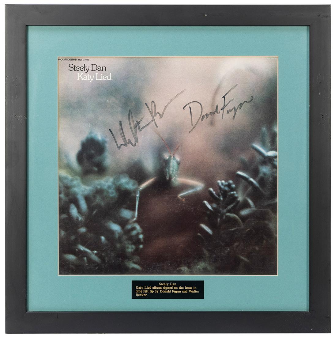 Steely Dan Katy Lied Album Display. Signed by Donald (1 of 1)
