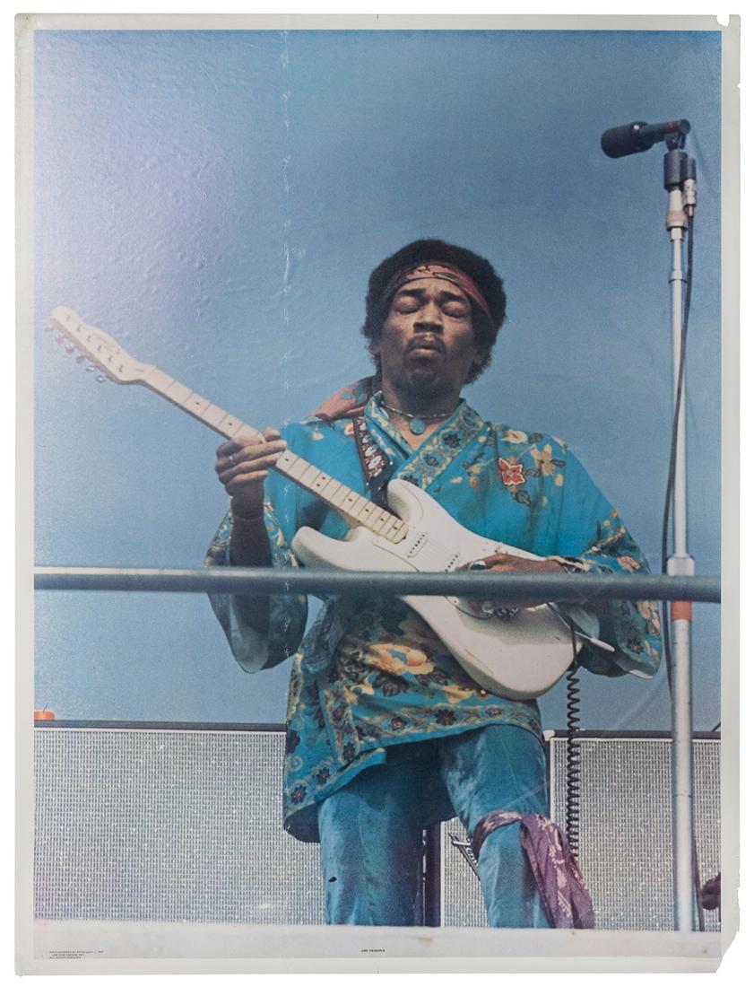 GOFF, Kevin. Oversized Jimi Hendrix Poster. One Stop (1 of 1)