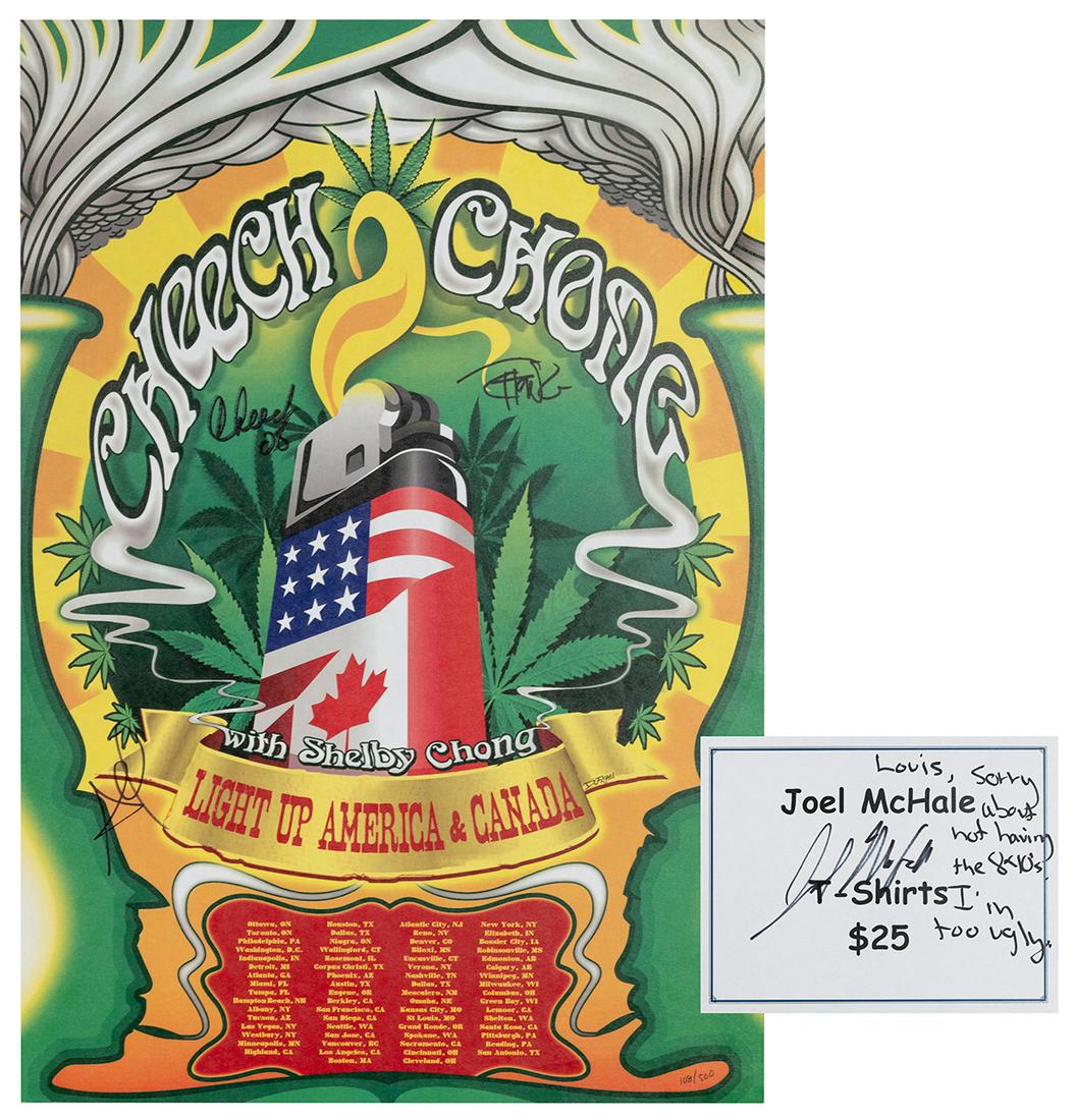 Cheech and Chong Light Up America and Canada Poster. (1 of 3)