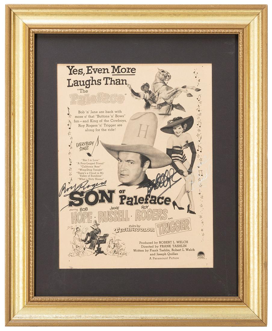 Son of Paleface Magazine Advertisement. Signed by Bob (1 of 1)