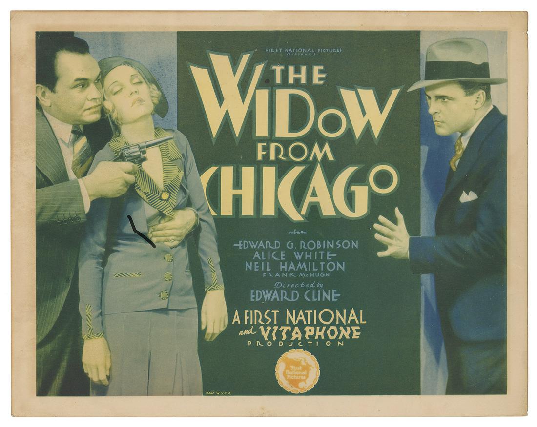 The Widow from Chicago. First National, 1930. Title (1 of 1)