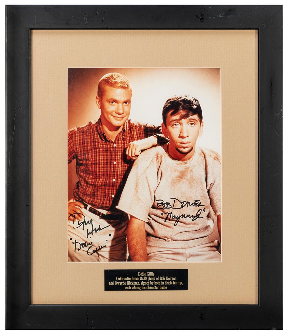Dobie Gillis Signed Photograph Display. Color (1 of 1)