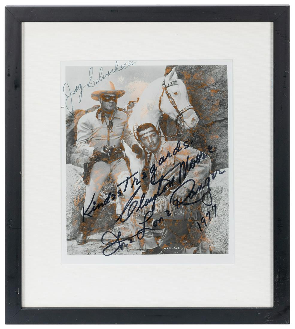 The Lone Ranger Signed Publicity Still. Signed by (1 of 1)