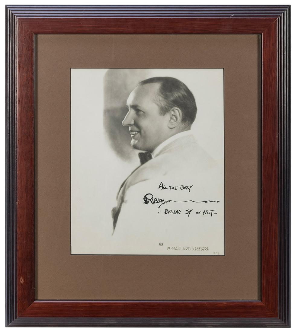 Robert Ripley Signed Photograph. Black and white (1 of 1)