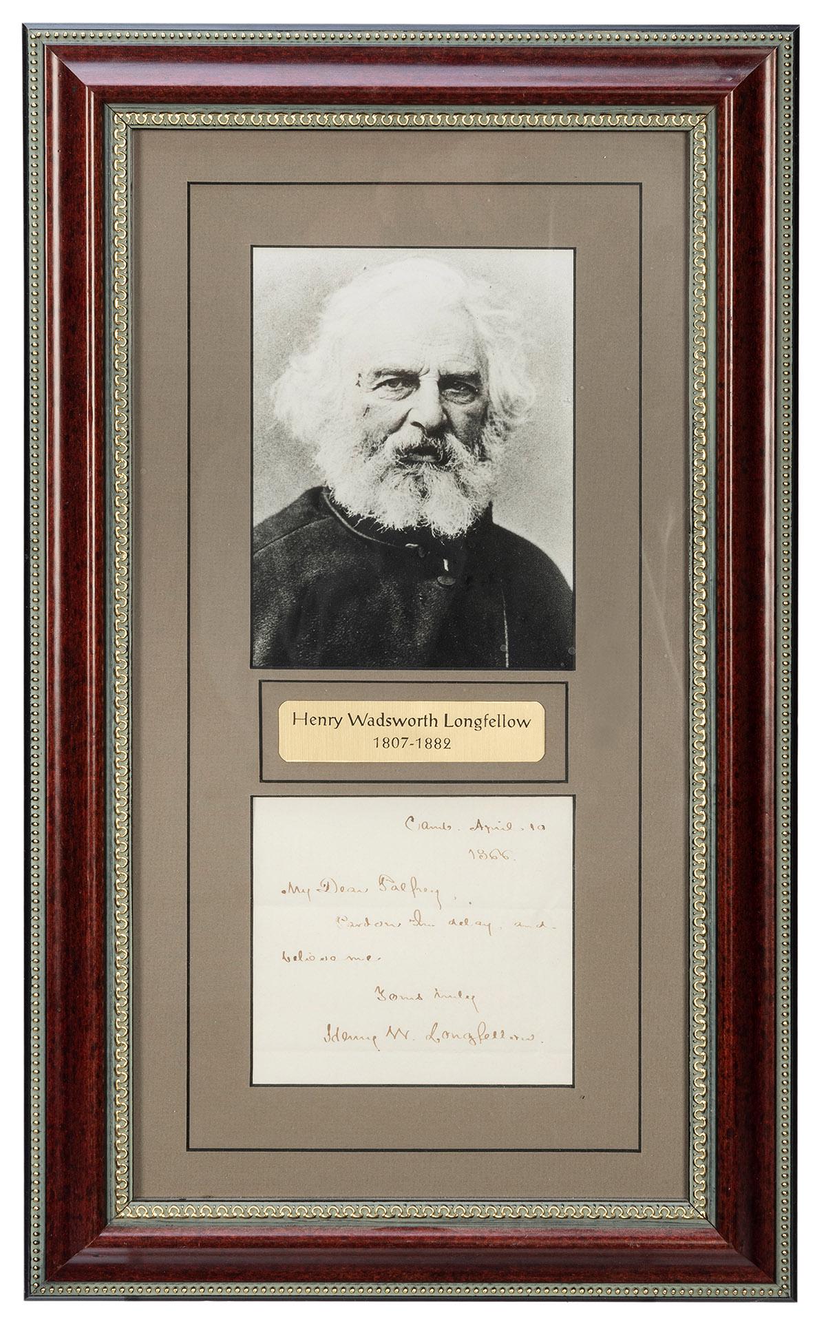 LONGFELLOW, Henry Wadsworth (1807–1882). (1 of 1)