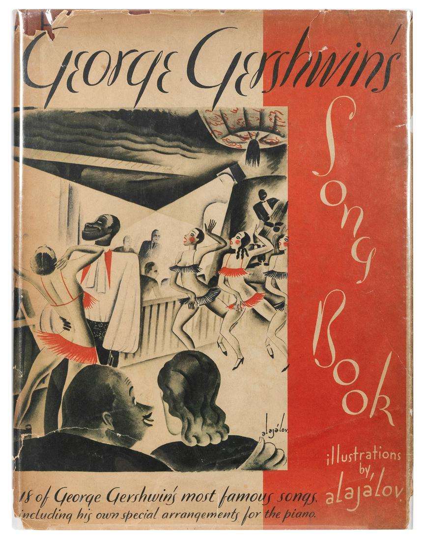 [MUSIC]. [GERSHWIN, George]. George Gershwin’s: [MUSIC]. [GERSHWIN, George]. George Gershwin’s Song–book. New York: New World Music Corporation and Harms, Inc., [1932]. Small folio. Photographic frontispiece portrait of Gershwin, numero