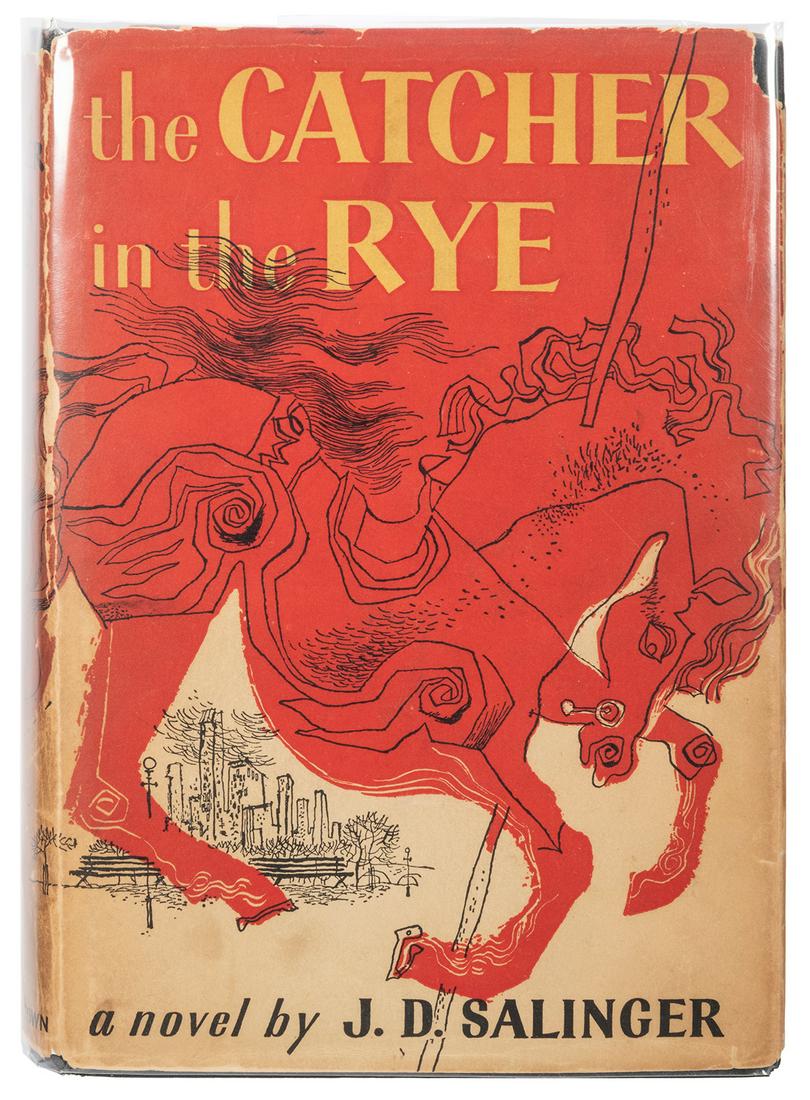 SALINGER, Jerome David (1919–2010). The Catcher: SALINGER, Jerome David (1919–2010). The Catcher in the Rye. Boston: Little Brown and Company, 1952. 8vo. Publisher’s black cloth; original unclipped dust jacket with “$3.00” pr