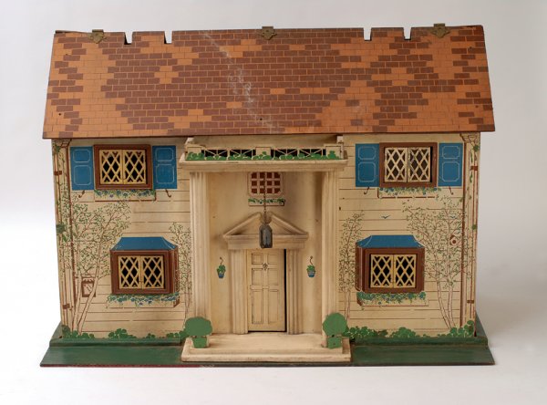 Leon's Miniature Haunted House. L.A. ca. 1940: Leon's Miniature Haunted House. Los Angeles, Leon M. Leon (Leon Levy), ca. 1940. This doll's house was modified by Leon M. Levy (The Great Leon) to perform a series of full-light spirit manifestations
