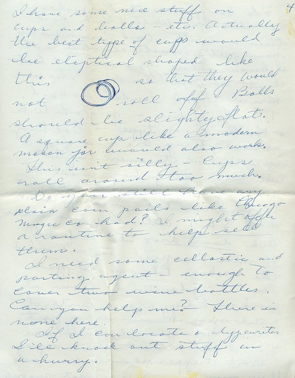 Three letters from Charlie Miller to Jay Marshall.: Miller, Charlie (Charles Earle Miller). Three letters from Charlie Miller to Jay Marshall. In Charlie Miller's hand, these deeply personal letters written from San Antonio, Texas, describe magic trick