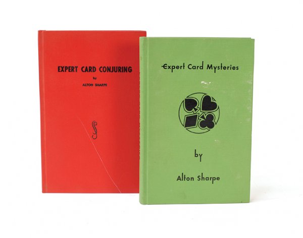 Sharpe, Alton. Expert Card books, signed and insc: Sharpe, Alton. Expert Card books, signed and inscribed to Jay Marshall. Expert Card Conjuring (Chicago, 1968) and Expert Card Mysteries (Chicago, 1969), both in publisher's cloth, 8vo, and numbers 253
