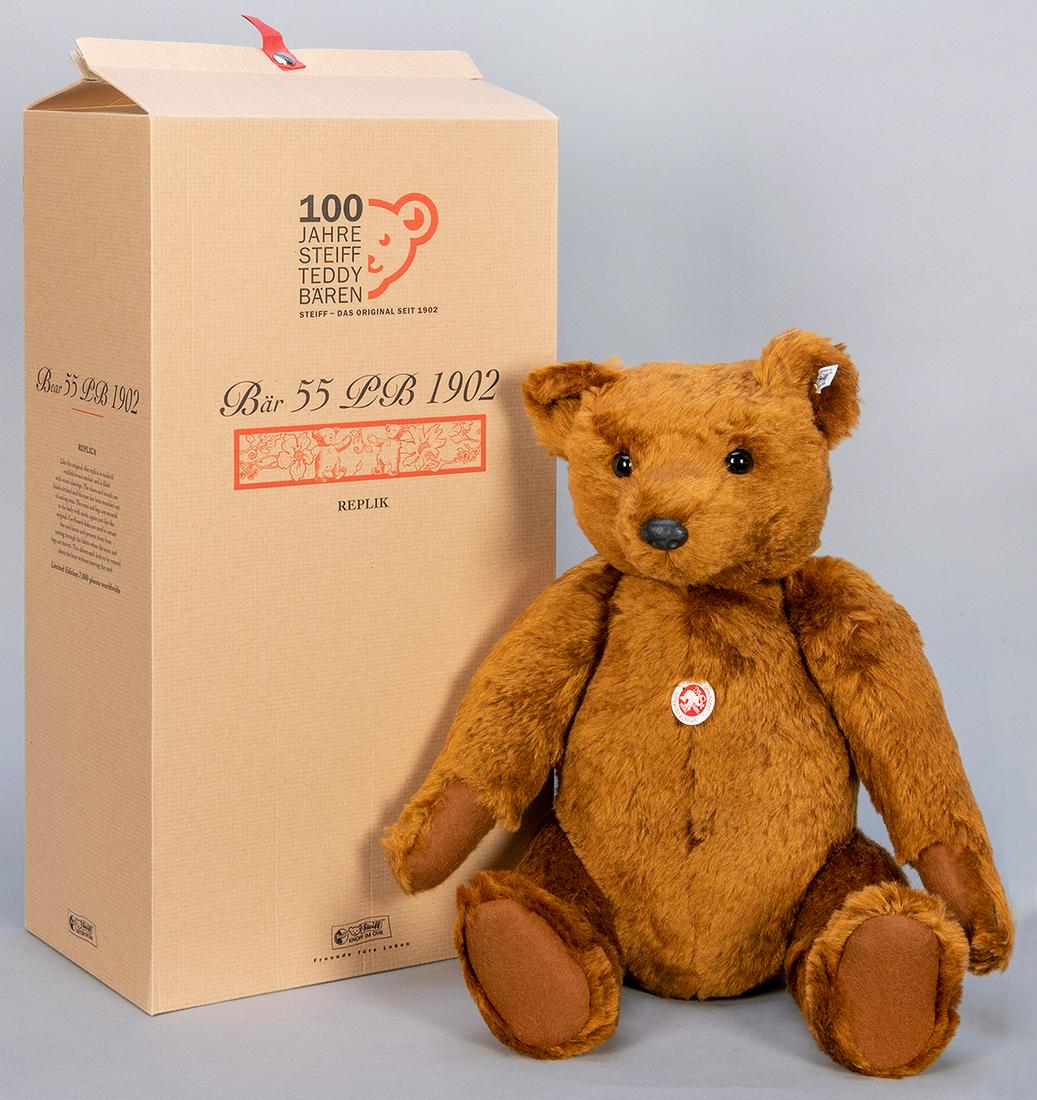 Steiff Bear 55 PB 1902 / 2002 LE Replica. Limited (1 of 1)
