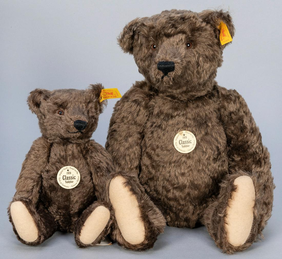 Steiff 1920 Classic Teddy Bears Replica Pair. Including (1 of 1)
