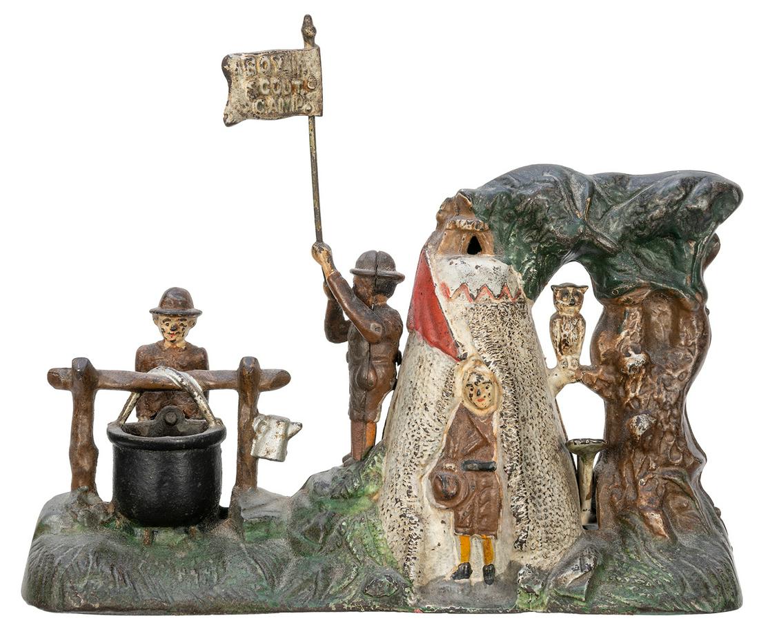 Boy Scout Camp Bank. Cromwell, CT: J.E. Stephens, (1 of 4)