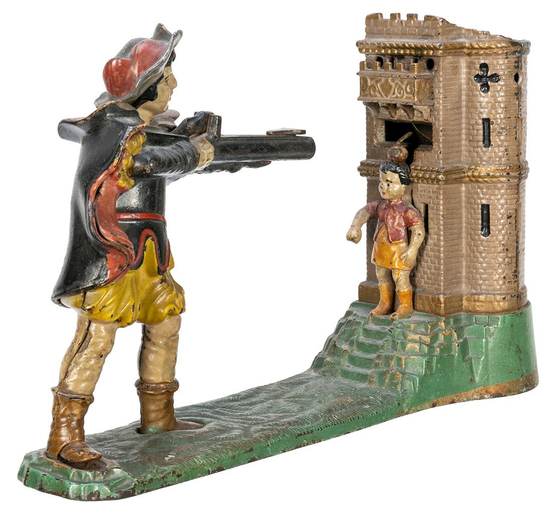 William Tell Bank. Cromwell, CT: J.E. Stephens, 1890s. (1 of 5)