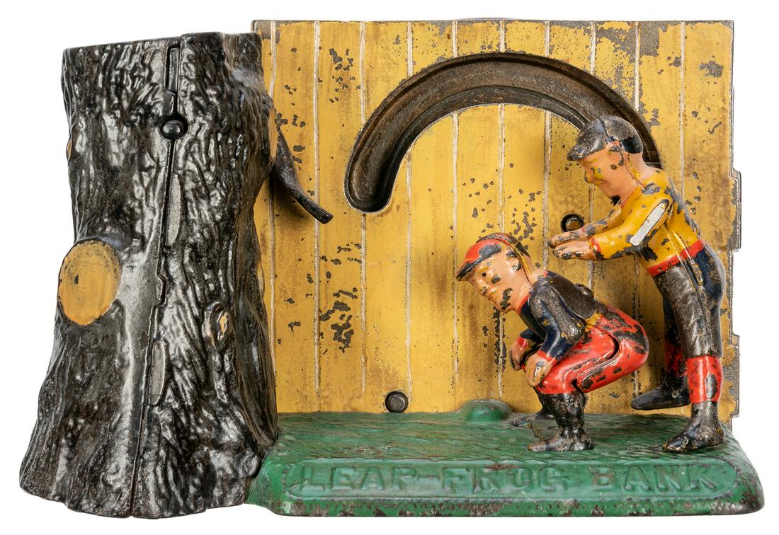 Leapfrog Bank. Shepard Hardware, ca. 1885. Painted cast (1 of 4)