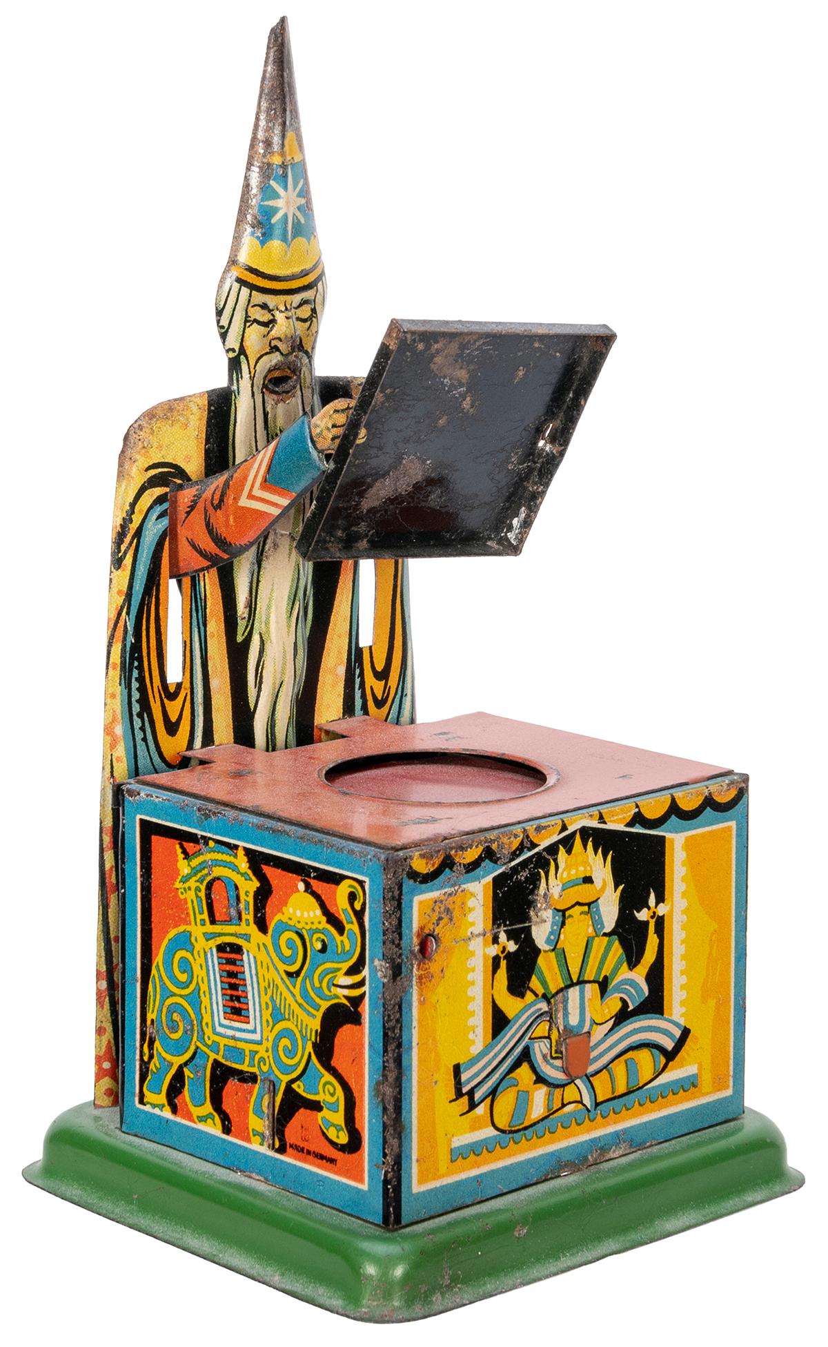 “Magie” Wizard Mechanical Bank. German, (1 of 4)