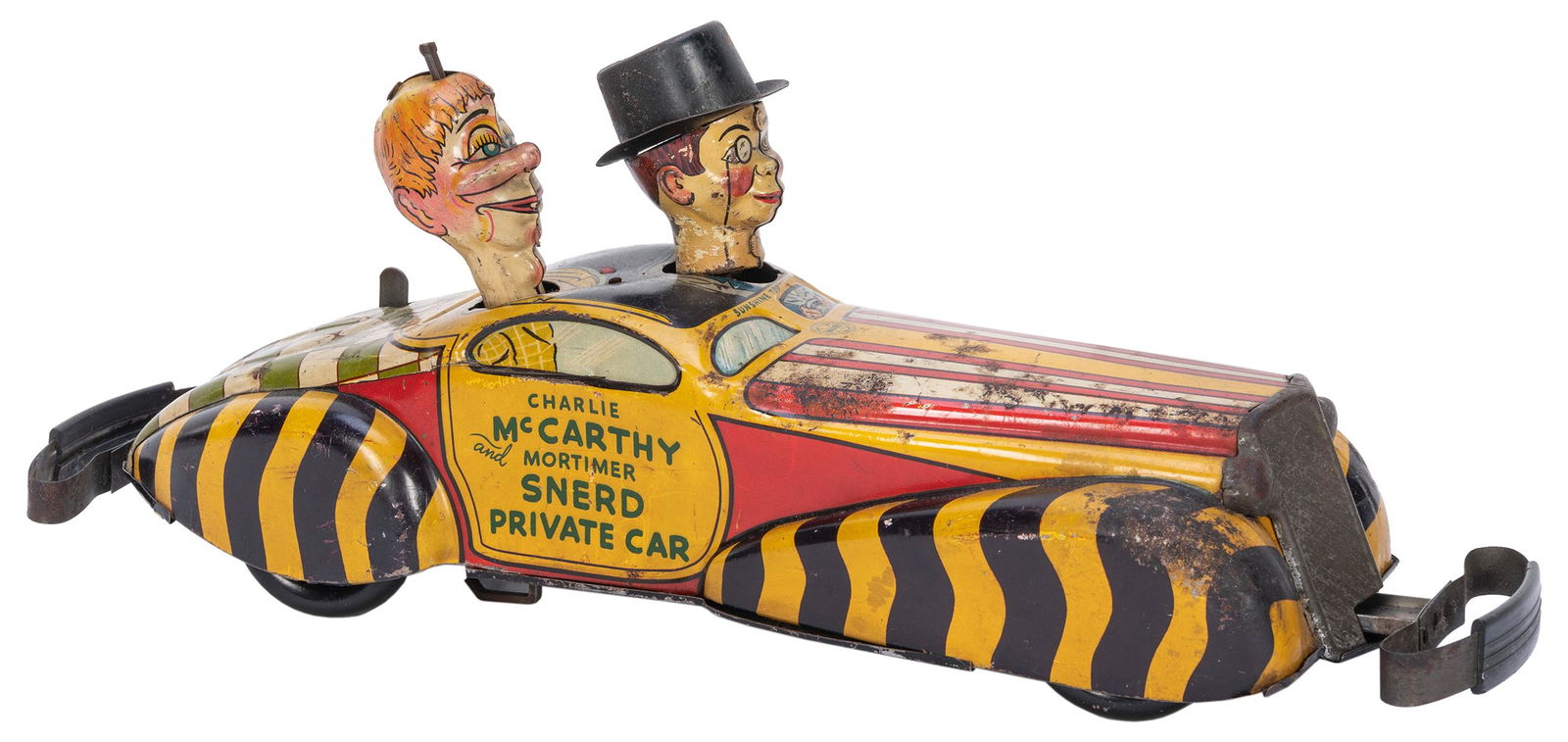 Marx Charlie McCarthy / Mortimer Snerd Private Car. (1 of 2)