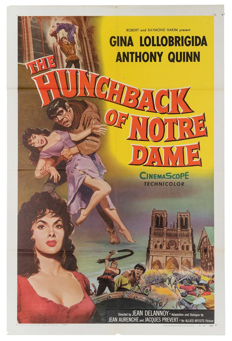 The Hunchback of Notre Dame. Allied Artists, 1957. One (1 of 1)