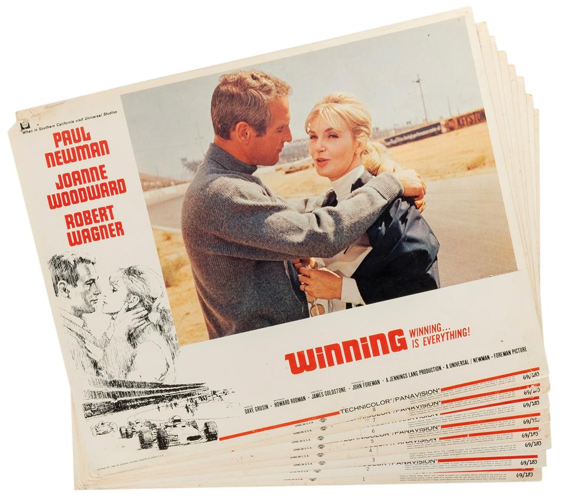 Winning. Universal Pictures, 1969. Full set of eight (1 of 1)