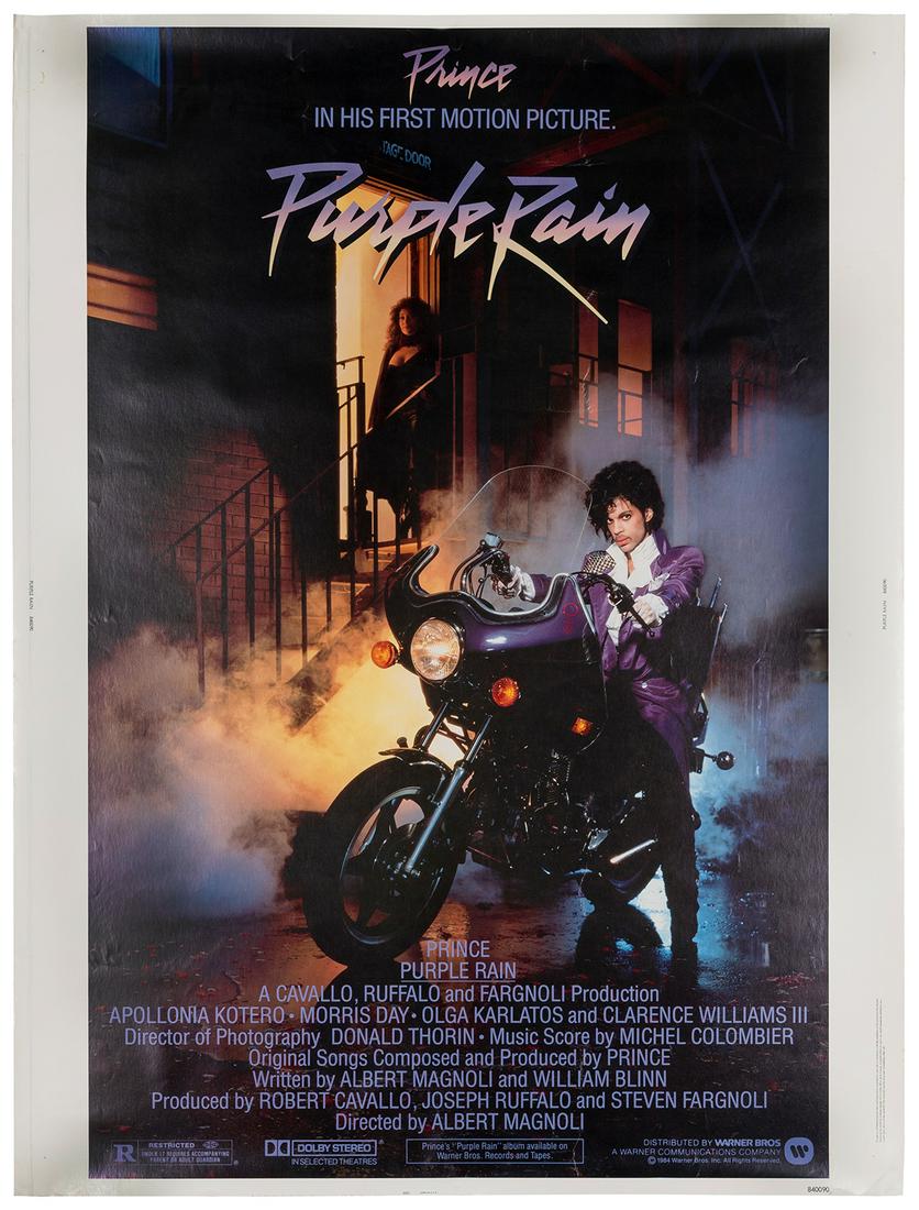 Purple Rain. Warner Bros., 1984. Poster (40 x 30” (1 of 1)