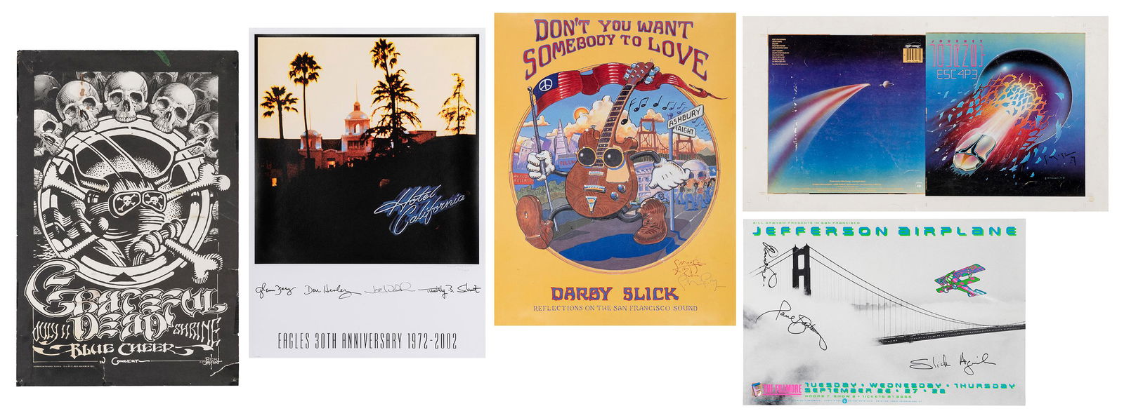 Group of 6 Rock Posters. Including: Don’t You (1 of 6)