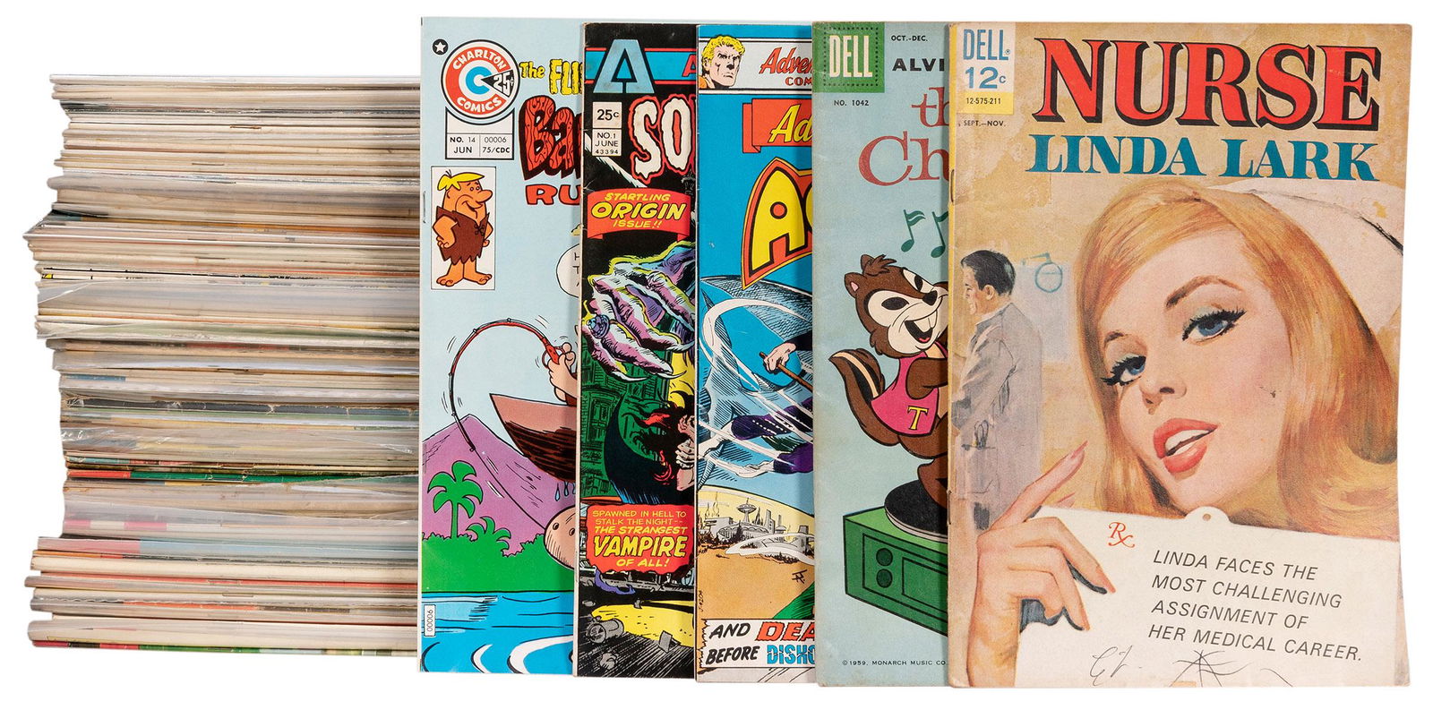 Lot of 5 Boxes of Miscellaneous Comic Books. (1 of 2)