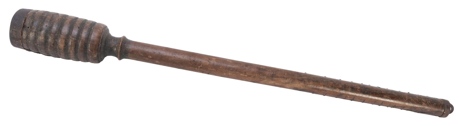 War Trench Club. Probably Italian World War I. Turned (1 of 1)