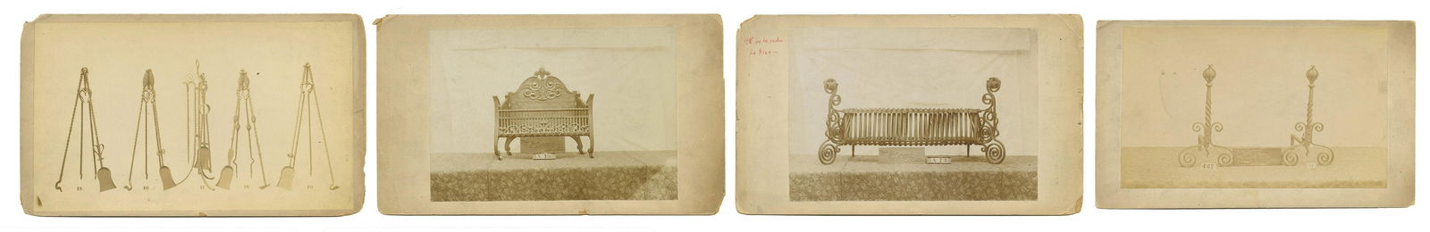 [E.T. HARRIS]. A group of 4 albumen photograph sample (1 of 1)