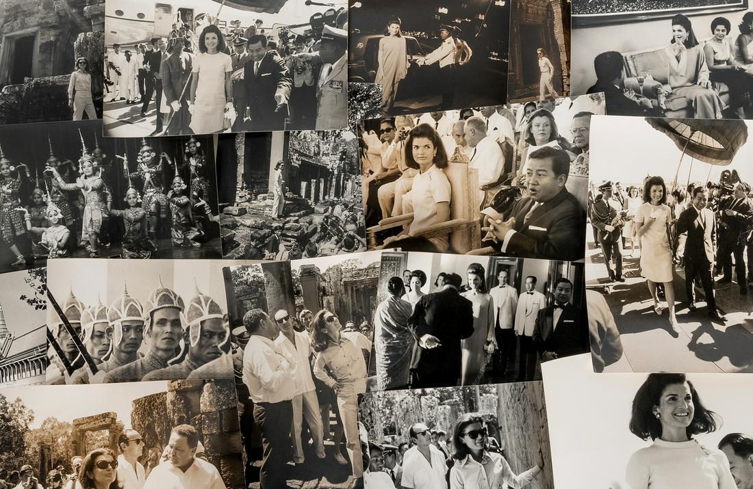 ONASSIS, Jacqueline Kennedy. Group of 17 photographs of (1 of 1)