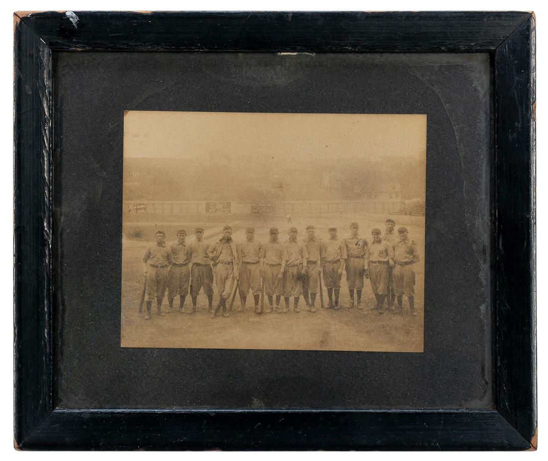[BASEBALL]. Late 19th/early 20th century company team (1 of 1)