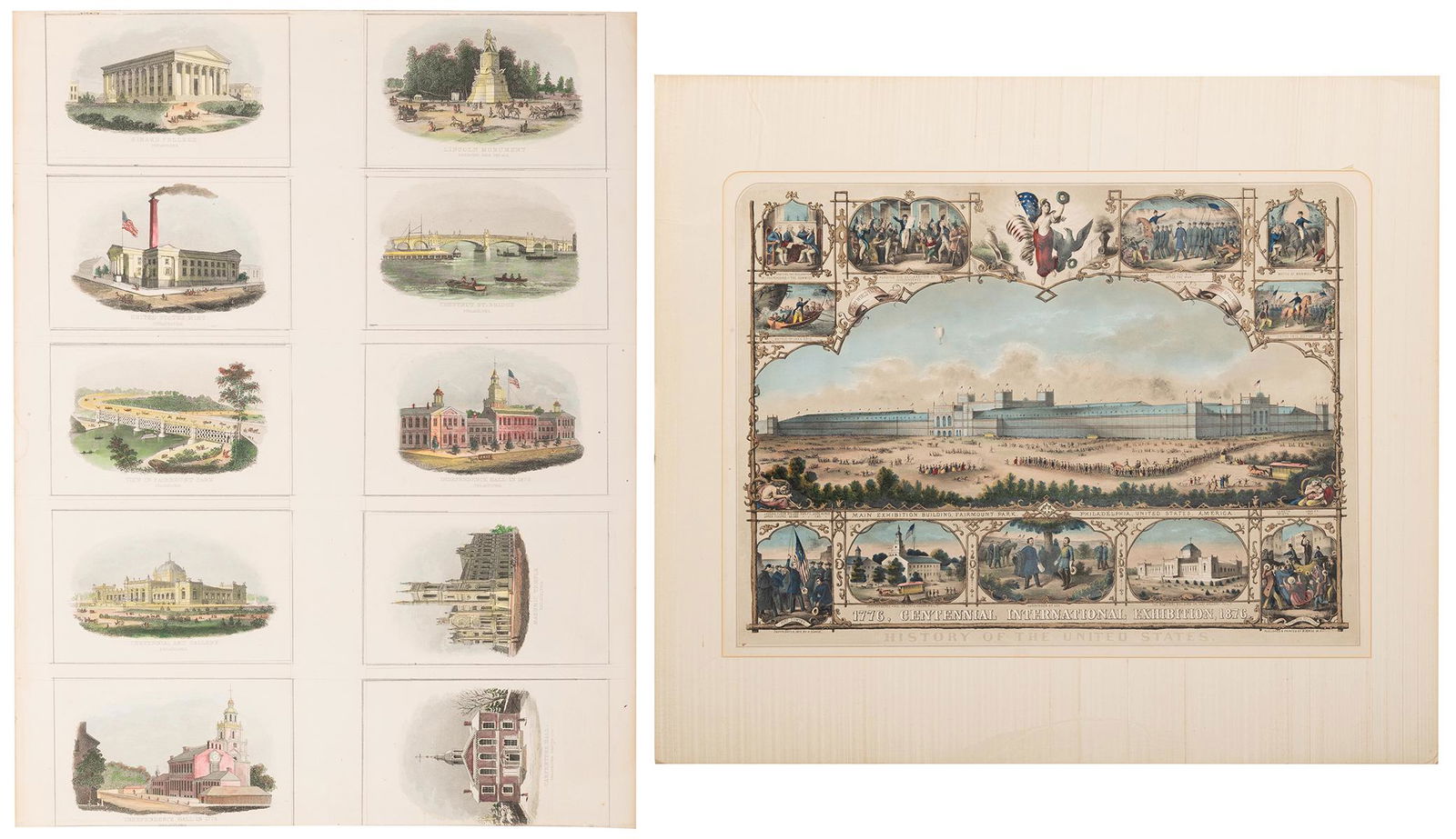 SCHILE, Henry (German-American, 1829-1901). 1776, (1 of 3)