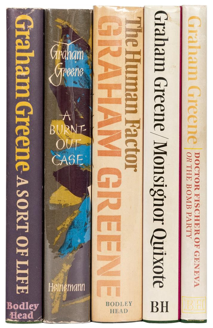 GREENE, Graham (1904-1991). Group of 5 titles. (1 of 1)