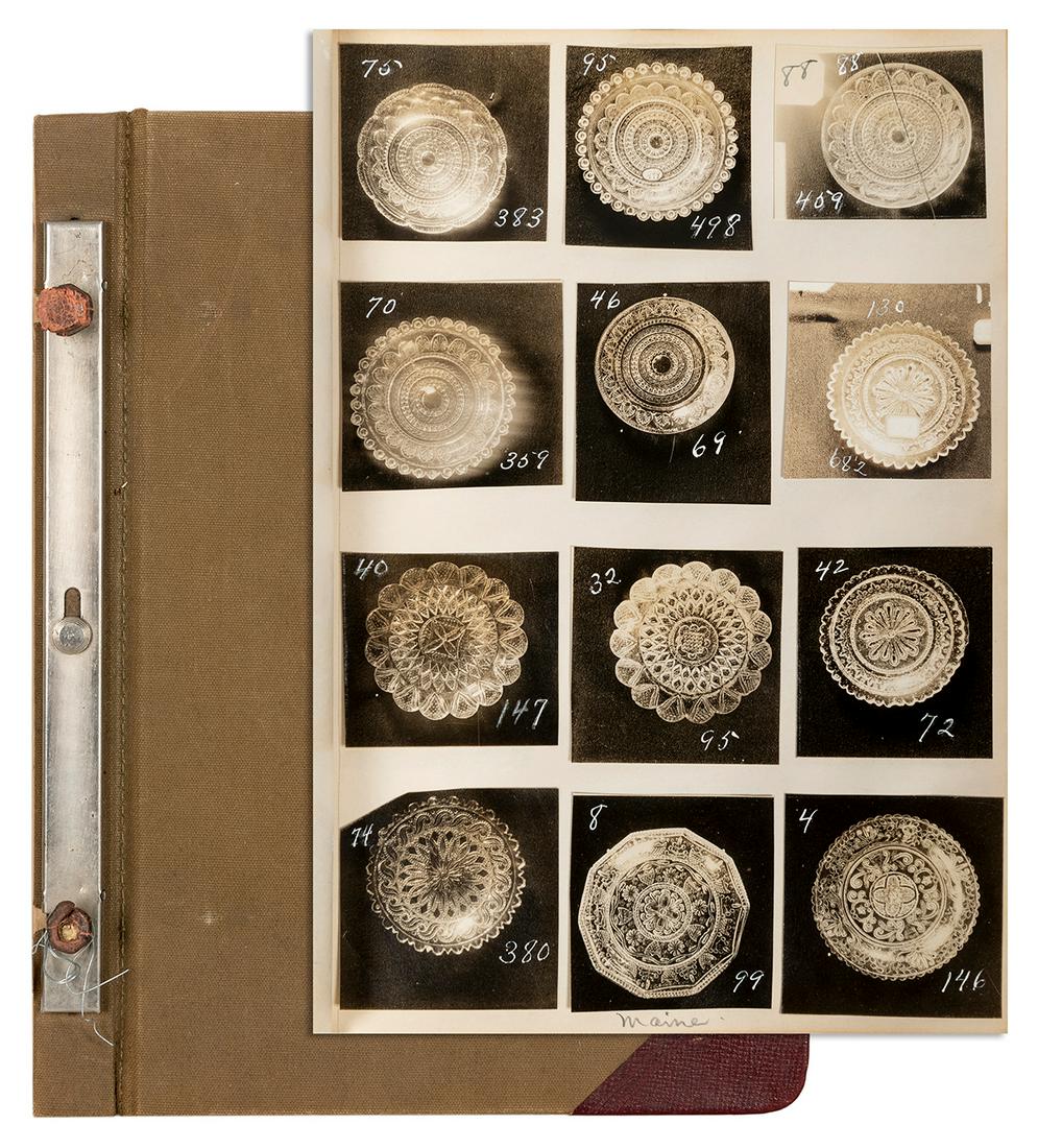 MARBLE, Albert. Catalogue of Marble plates with letter (1 of 4)
