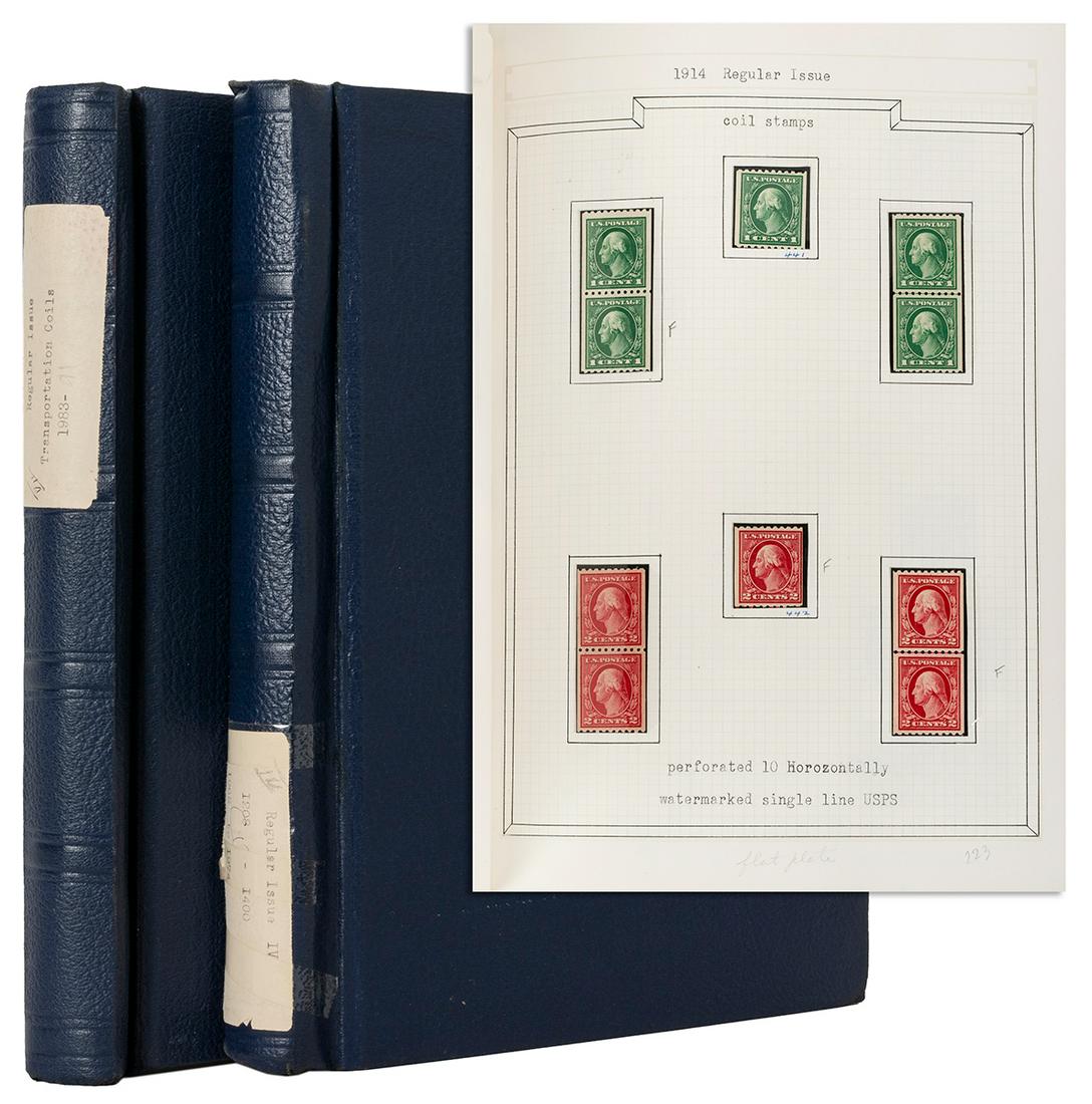 U.S. Coils, Specialized Stamp and Cover Collection. (1 of 10)