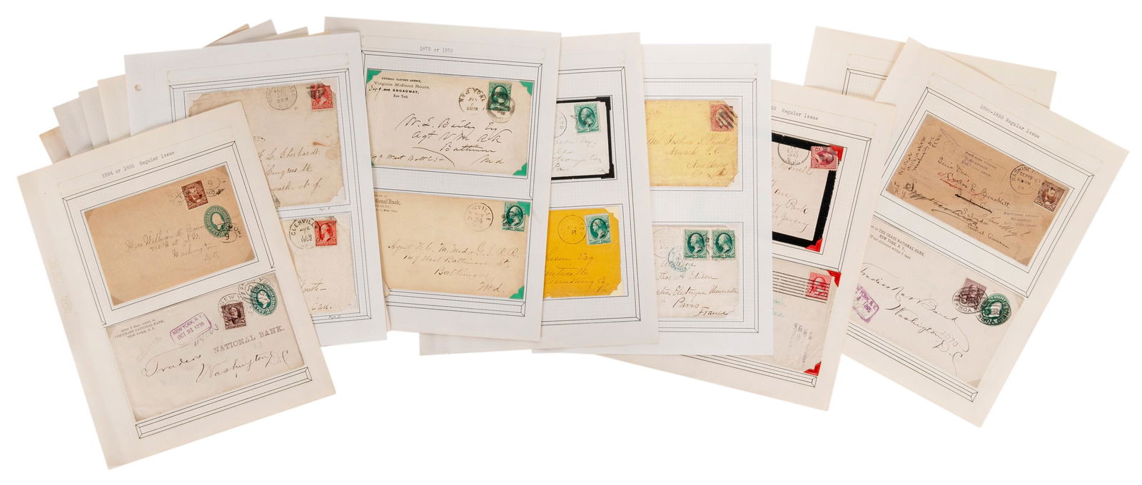 U.S. 19th Century Covers and Cancels. 1870-1930 mounted (1 of 1)