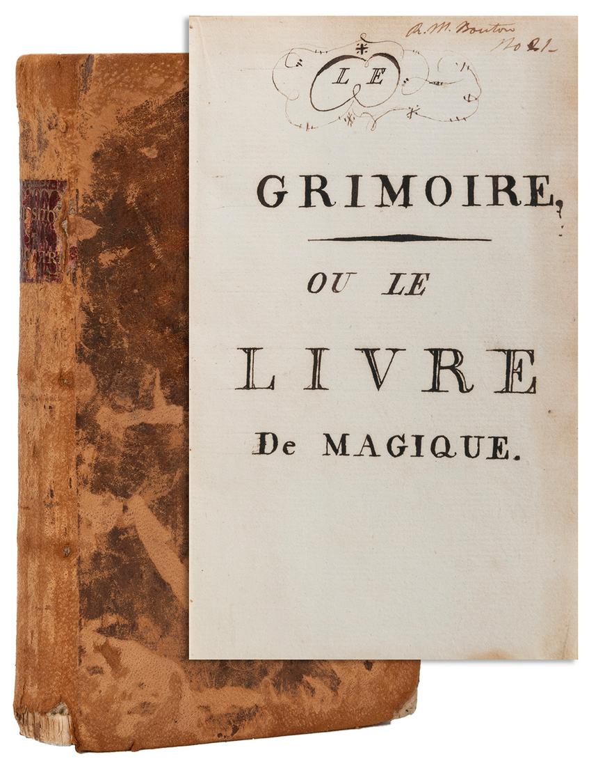 Le Grimoire, Ou Le Livre de Magique. Brookfield, MA: (1 of 6)