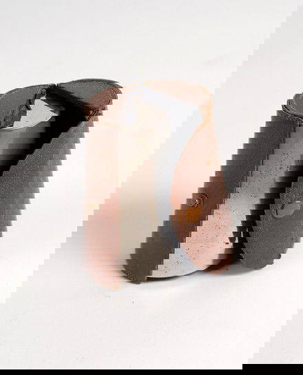 "Found" Cups & Balls set. Quebec, S. Fisher & Sons,: [Cups and Balls] "Found" Cups and Balls set. Quebec, S. Fisher & Sons, ca. 1930. Handsome set of three nesting chrome plated brass cups in a leather case. Sold as nesting cups for travelers, but useab